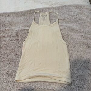 AE Cream Ribbed Tank Top